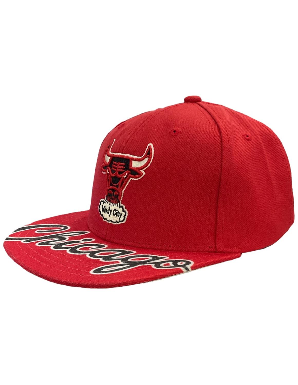 Gorra para Básquetbol Mitchell and Ness Bulls de Hombre